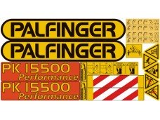 Комплект наклеек КМУ PALFINGER PK15500 Комплект наклеек КМУ PALFINGER PK15500