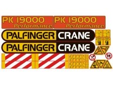 Комплект наклеек КМУ PALFINGER PK19000 Комплект наклеек КМУ PALFINGER PK19000