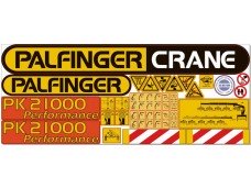 Комплект наклеек КМУ PALFINGER PK21000 Комплект наклеек КМУ PALFINGER PK21000