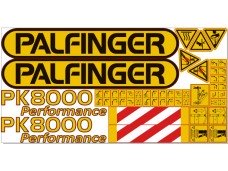 Комплект наклеек КМУ PALFINGER PK8000 Комплект наклеек КМУ PALFINGER PK8000