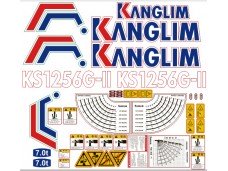 Комплект наклеек КМУ KANGLIM KS-1256GII Комплект наклеек КМУ KANGLIM KS-1256GII