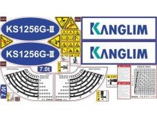 Комплект наклеек КМУ KANGLIM KS-1256GII Комплект наклеек КМУ KANGLIM KS-1256GII